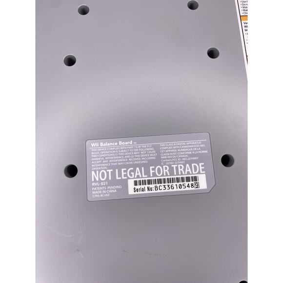 Wii Fit Balance Board Tested Working No Battery Cover - Picture 4 of 5
